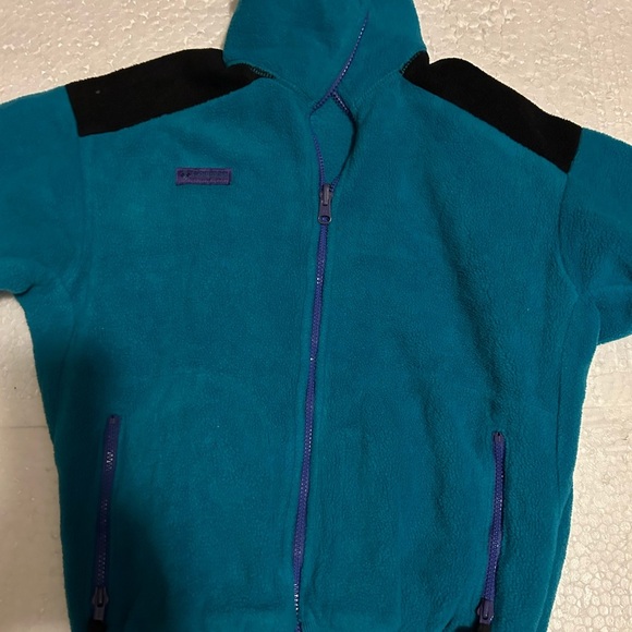 Vintage Woman’s Columbia 90s zip up sweater small - Picture 1 of 4